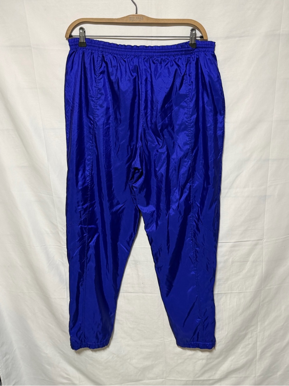 Vintage Nike Blue/Purple Nylon Track Pants XL 90s Y2K Windbreaker Pants - Picture 10 of 12